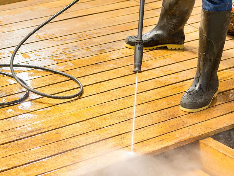 deck washing